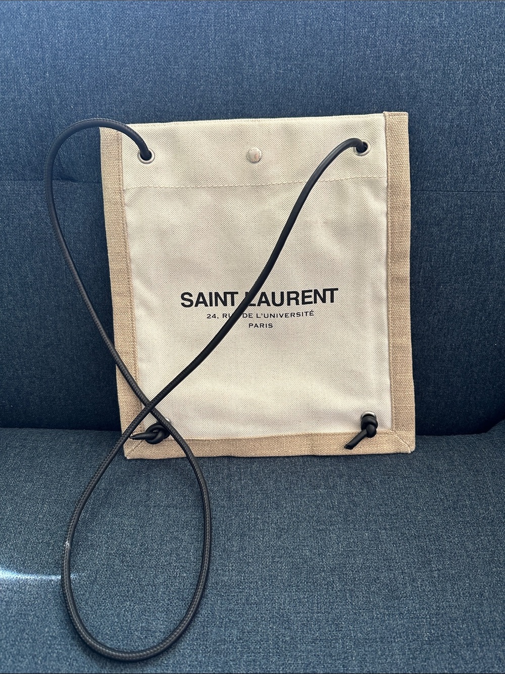 SAINT LAURENT PARIS Yves Saint Laurent University Flat Shoulder Bag Backpack